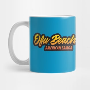 Ofu Beach American Samoa Sunset Islands Mug